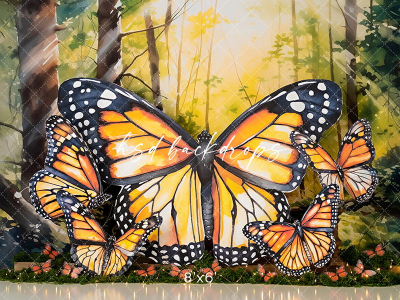 Monarch Butterfly - HSD Photography Backdrops 