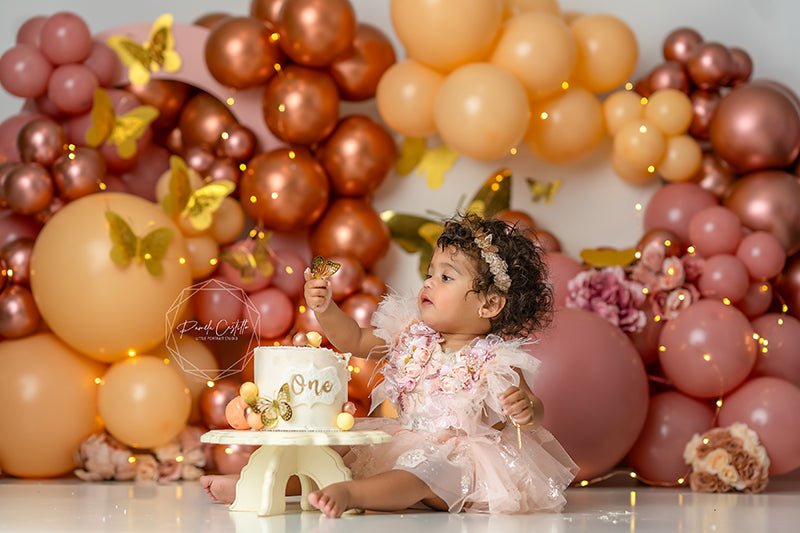 Peachy Pink Princess - HSD Photography Backdrops 