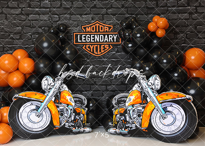 Motorcycle Party - HSD Photography Backdrops 