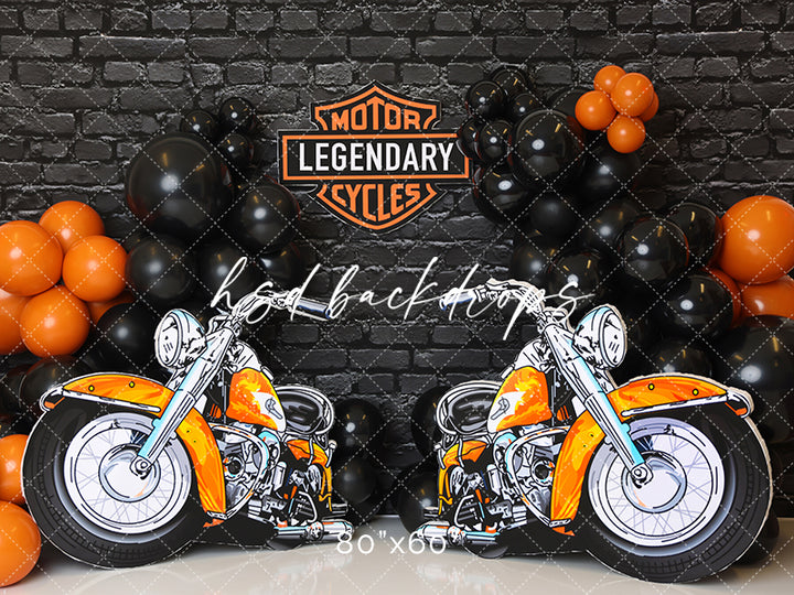 Motorcycle Party - HSD Photography Backdrops 