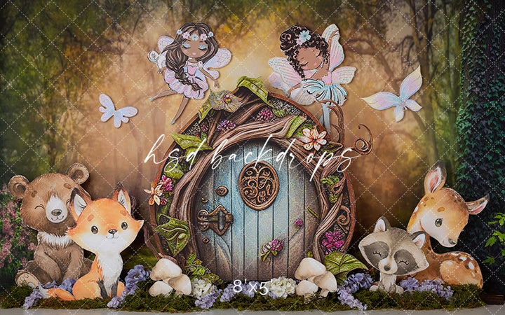 Enchanted Fairy Forest Door - HSD Photography Backdrops 