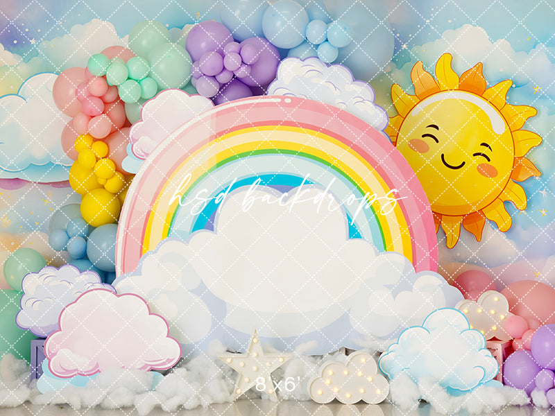 Sunshine & Rainbows - HSD Photography Backdrops 