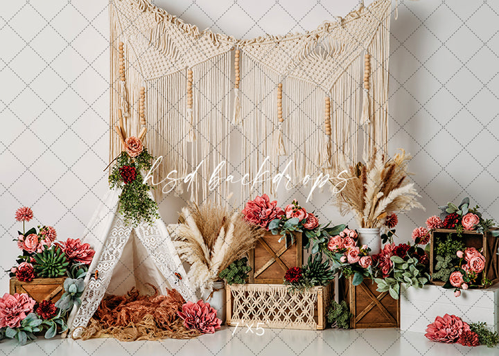 Boho Spring Set - HSD Photography Backdrops 