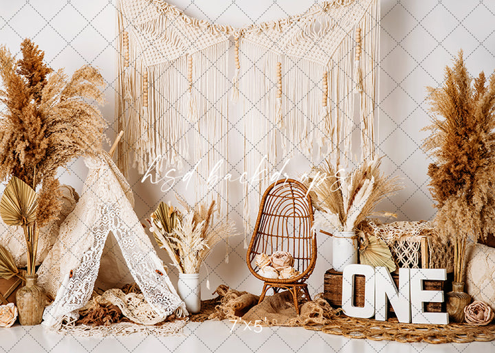 Boho ONE - HSD Photography Backdrops 