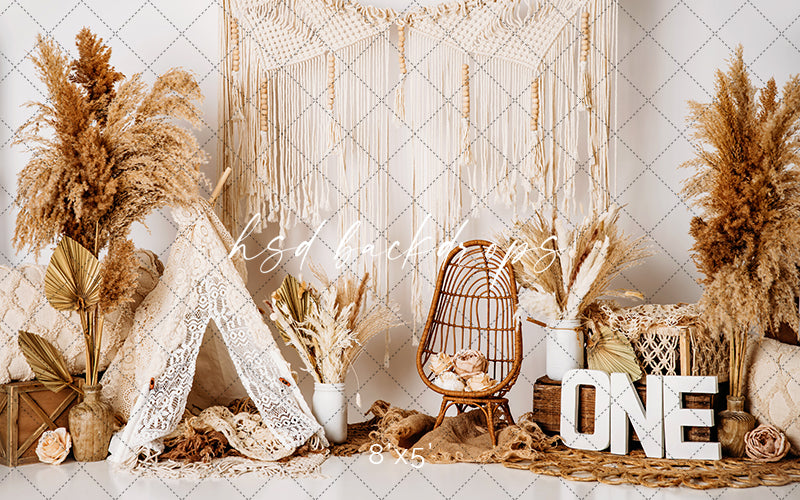 Boho ONE - HSD Photography Backdrops 