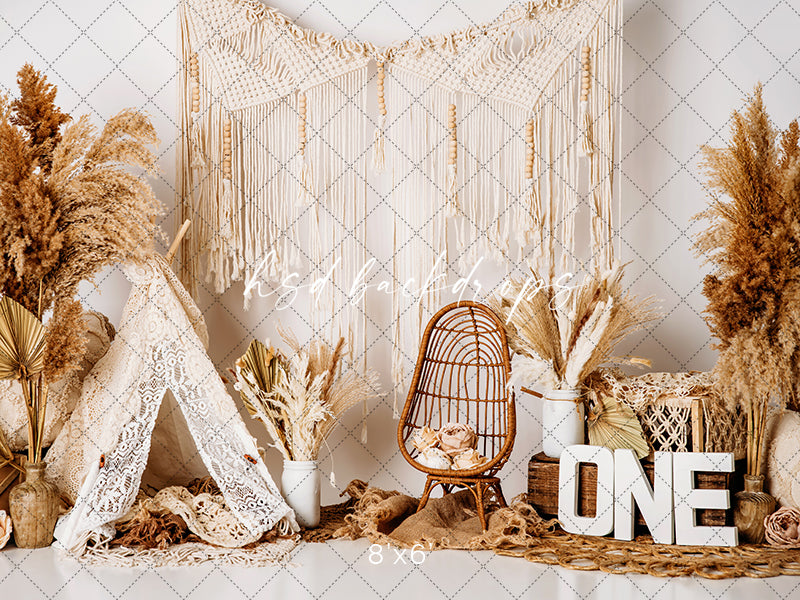 Boho ONE - HSD Photography Backdrops 