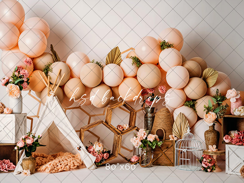 Boho Honeycomb - HSD Photography Backdrops 