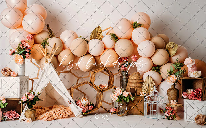 Boho Honeycomb - HSD Photography Backdrops 