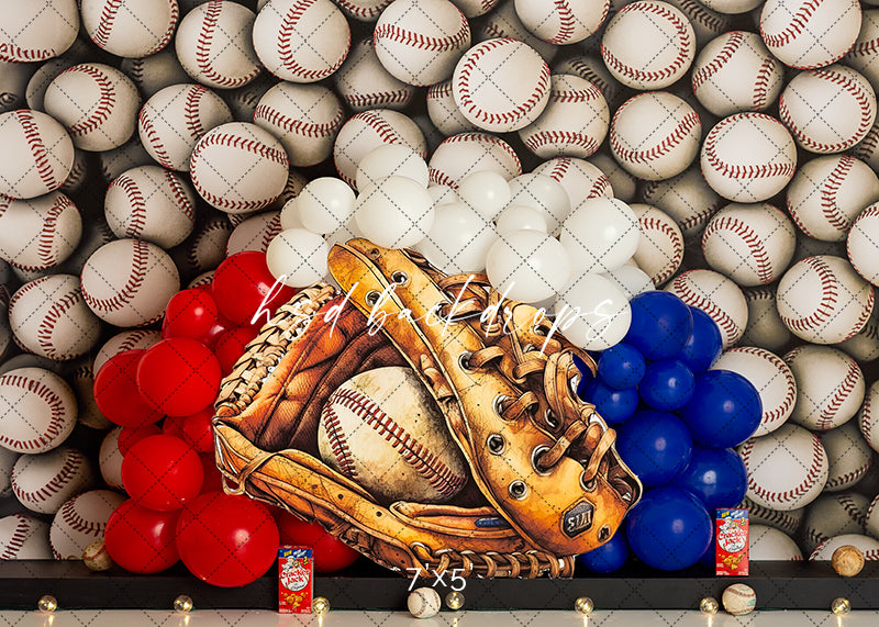 Baseball Birthday - HSD Photography Backdrops 