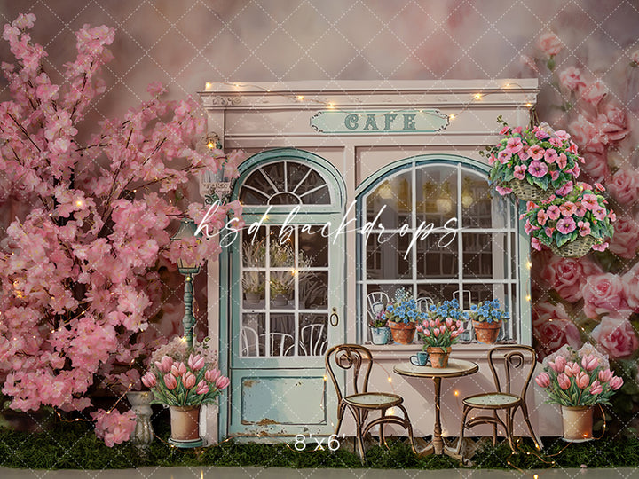 Parisian Cafe - HSD Photography Backdrops 