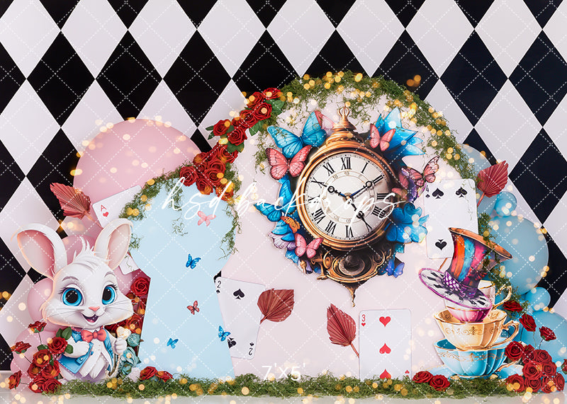 ONEderland Tea Party - HSD Photography Backdrops 