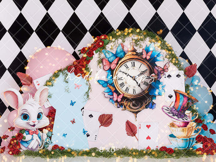 ONEderland Tea Party - HSD Photography Backdrops 