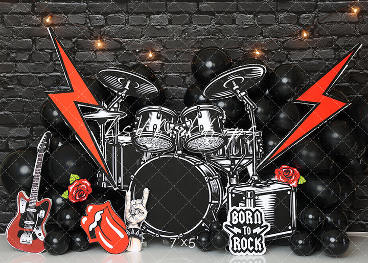 Born 2 Rock - HSD Photography Backdrops 