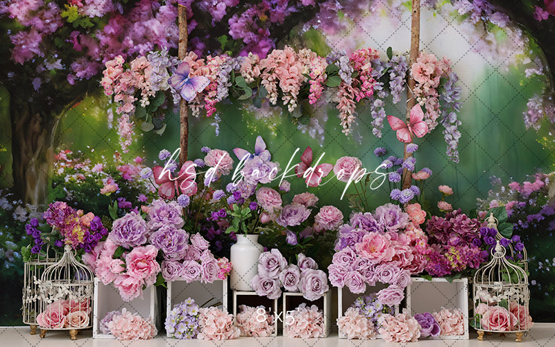 Wisteria Wishes - HSD Photography Backdrops 