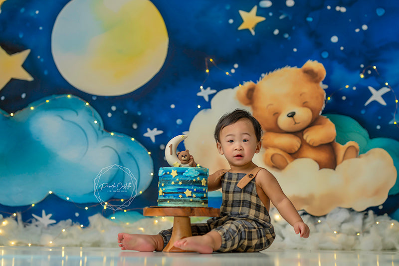 Sleep Tight Teddy - HSD Photography Backdrops 