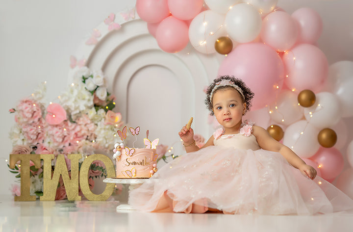 Balloon Floral Arch - HSD Photography Backdrops 