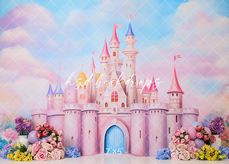 Colorful Princess Castle - HSD Photography Backdrops 