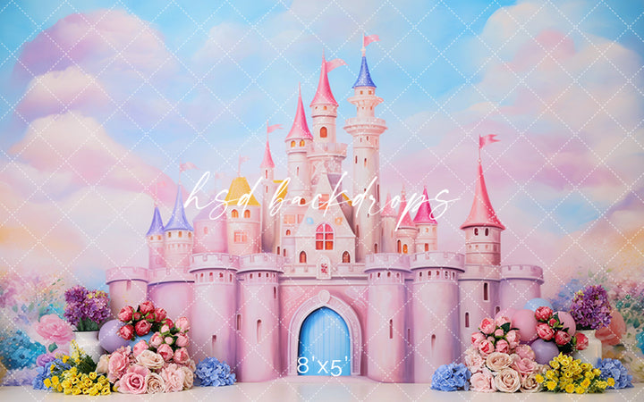 Colorful Princess Castle - HSD Photography Backdrops 