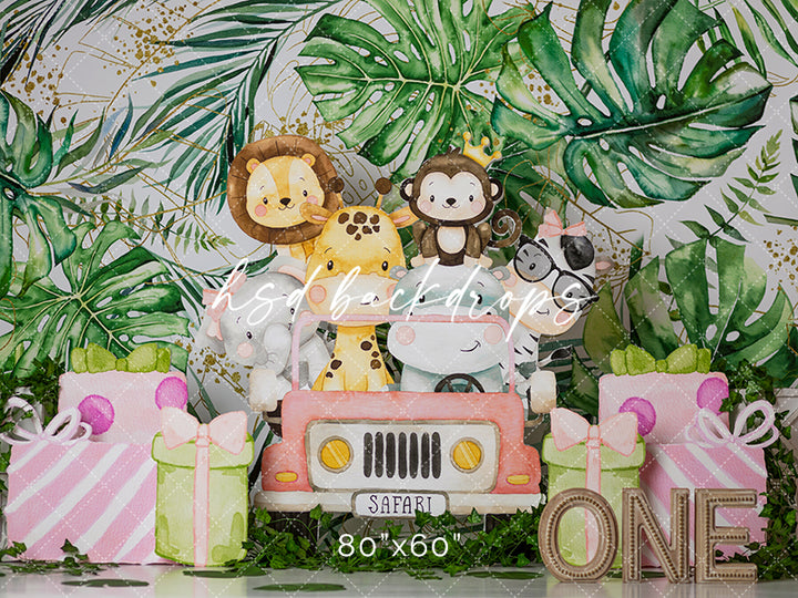 Safari Friends (ONE) - HSD Photography Backdrops 