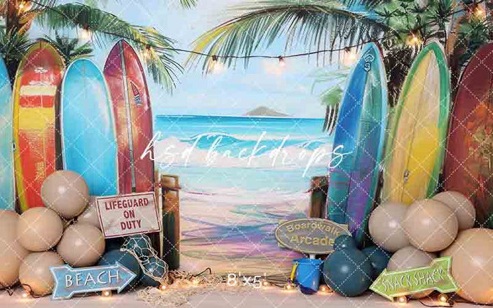 Beach Access - HSD Photography Backdrops 