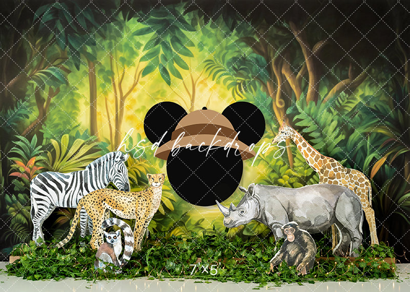 Wild Safari Scene