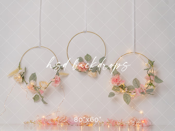 Simply Sweet Floral Hoops