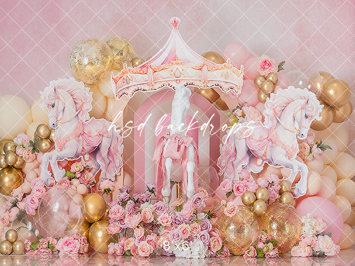 Horse Carousel Cake Smash