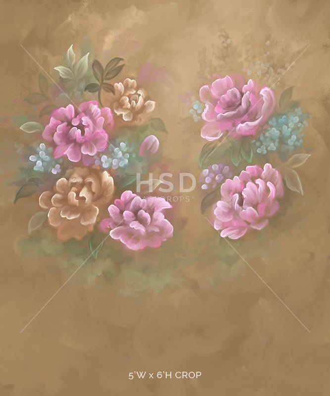 Cottage Rose - HSD Photography Backdrops 