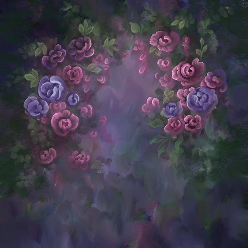 Enchanted Roses - HSD Photography Backdrops 