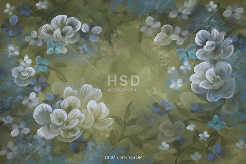 Floral Flutter - HSD Photography Backdrops 