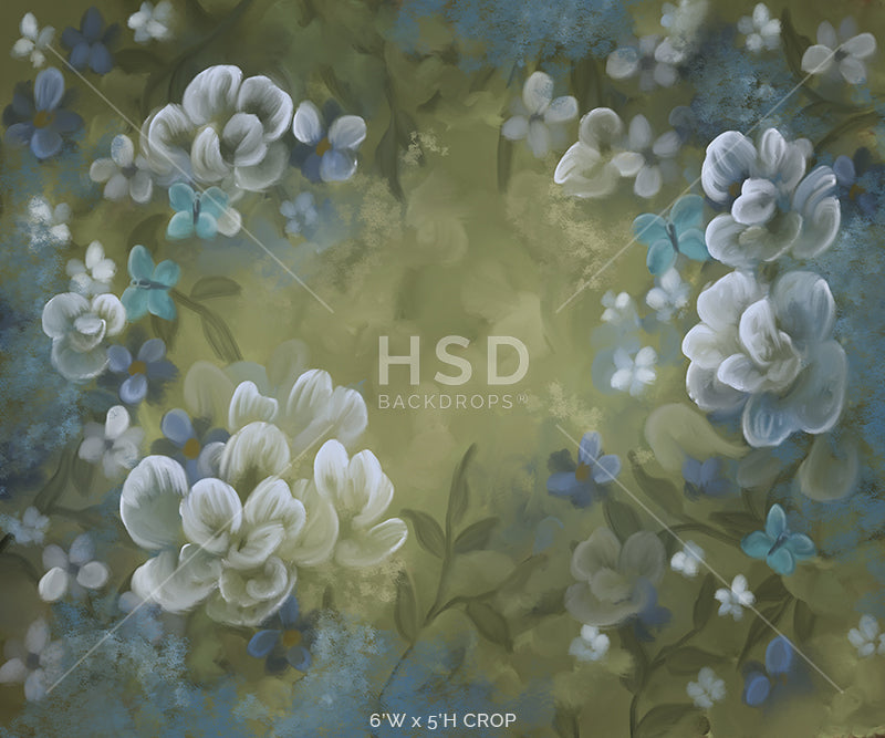 Floral Flutter - HSD Photography Backdrops 