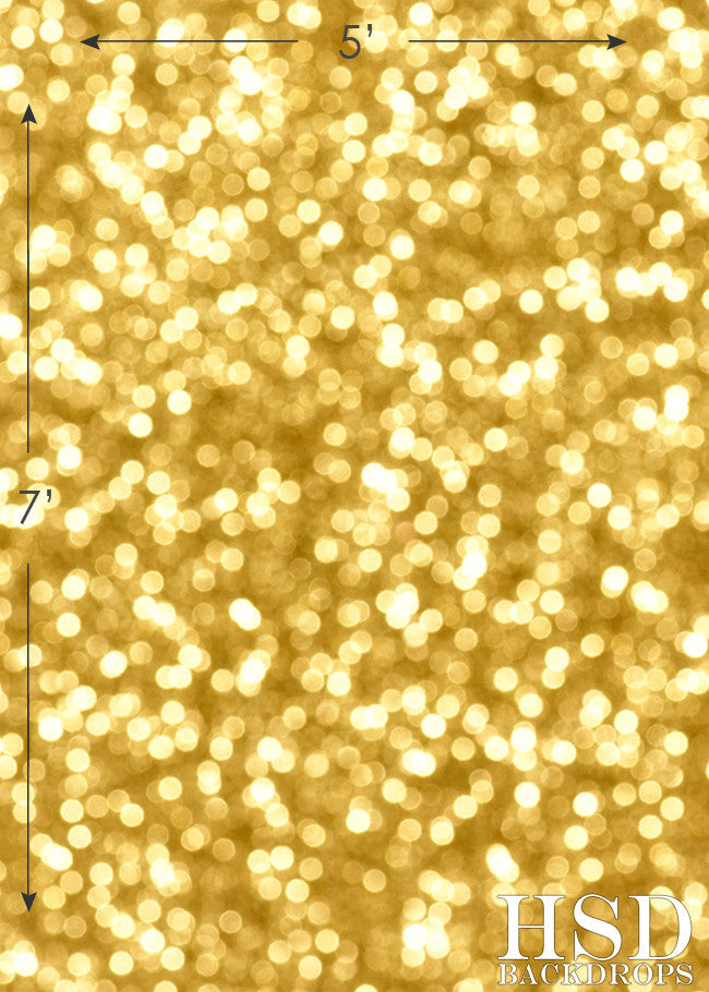 Gold Bokeh - HSD Photography Backdrops 