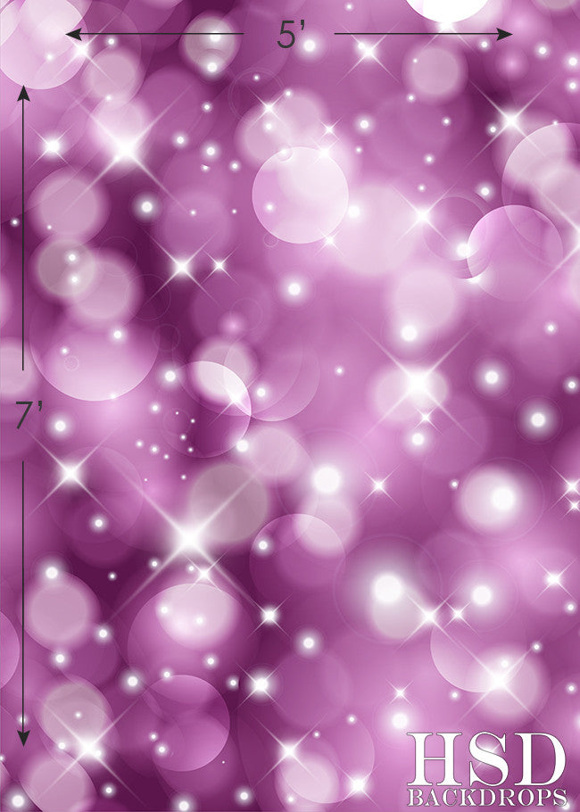 Purple Sparkle Bokeh - HSD Photography Backdrops 