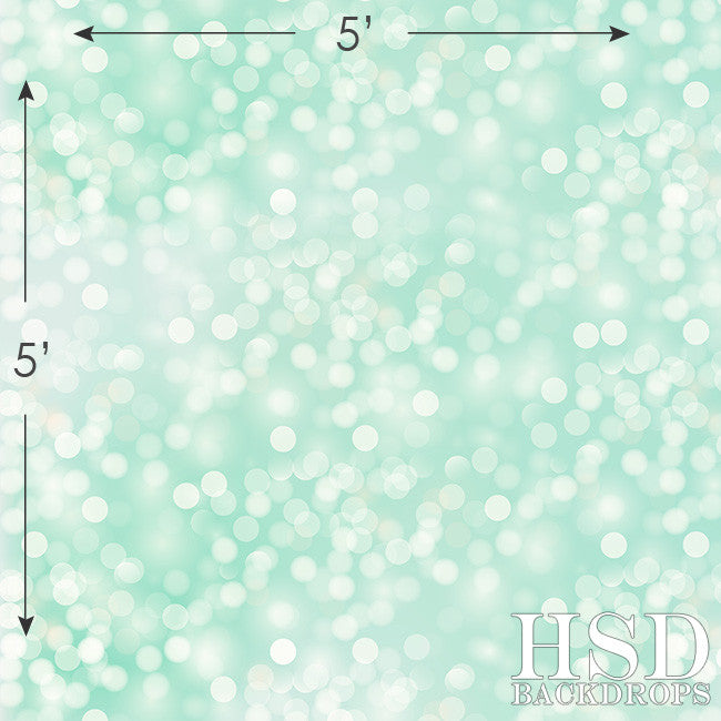 Pastel Green Bokeh - HSD Photography Backdrops 