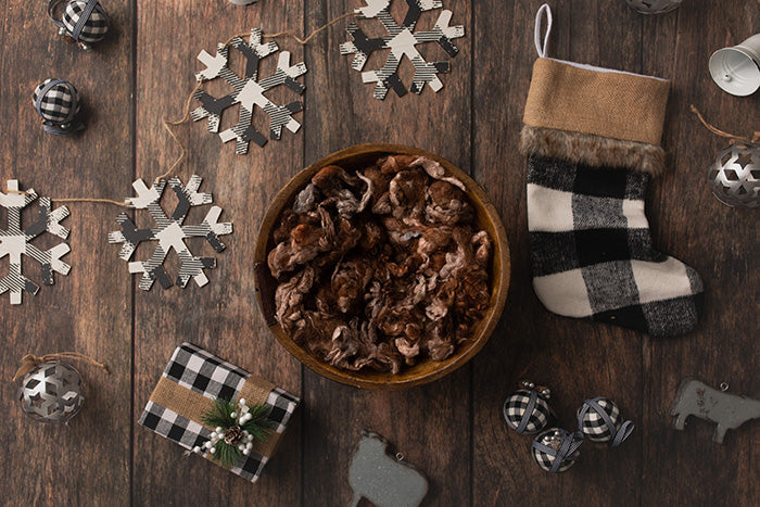 Buffalo Plaid Christmas Brown | Digital - HSD Photography Backdrops 