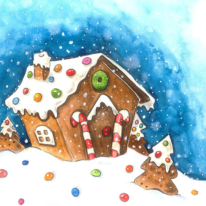 Gingerbread House - HSD Photography Backdrops 