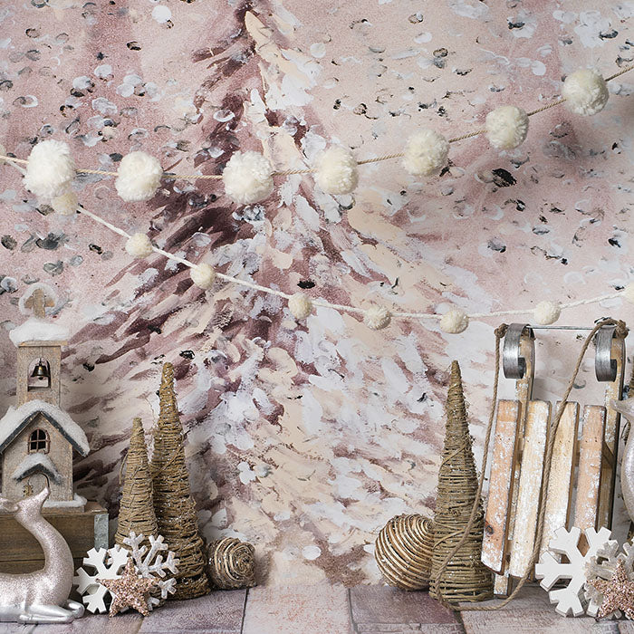 Holiday | Oh Christmas Tree Set Up - HSD Photography Backdrops 