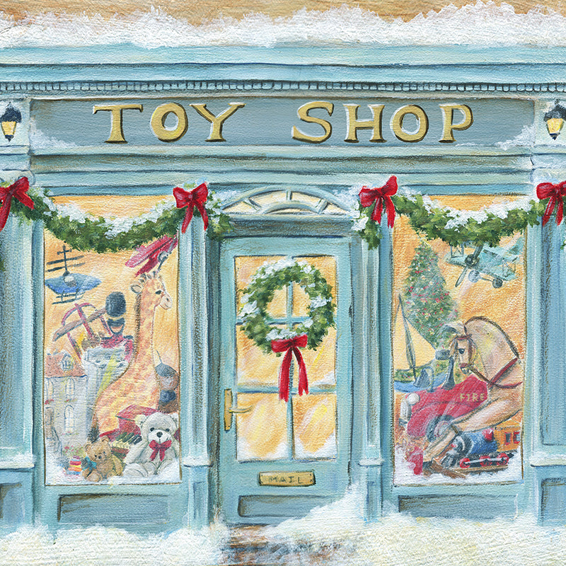 Christmas Toy Shop - HSD Photography Backdrops 