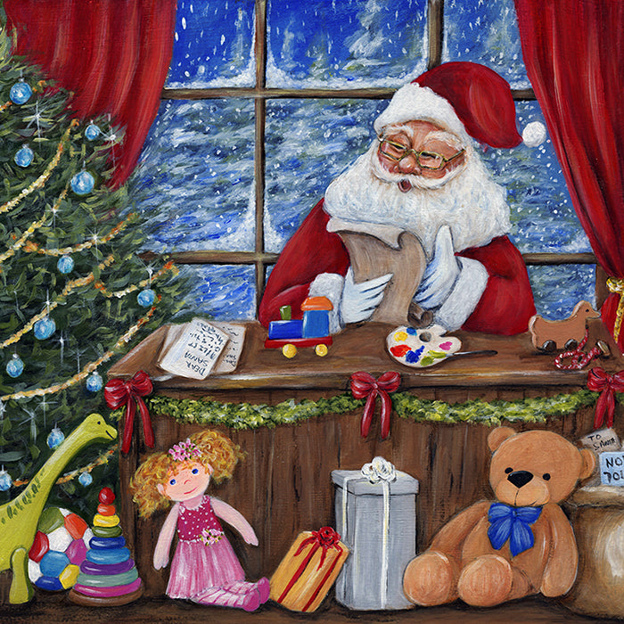 Santa's Workshop Painted - HSD Photography Backdrops 