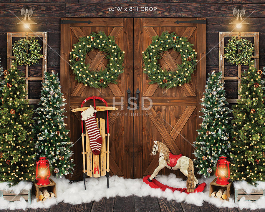 Winter Stroll - HSD Photography Backdrops 