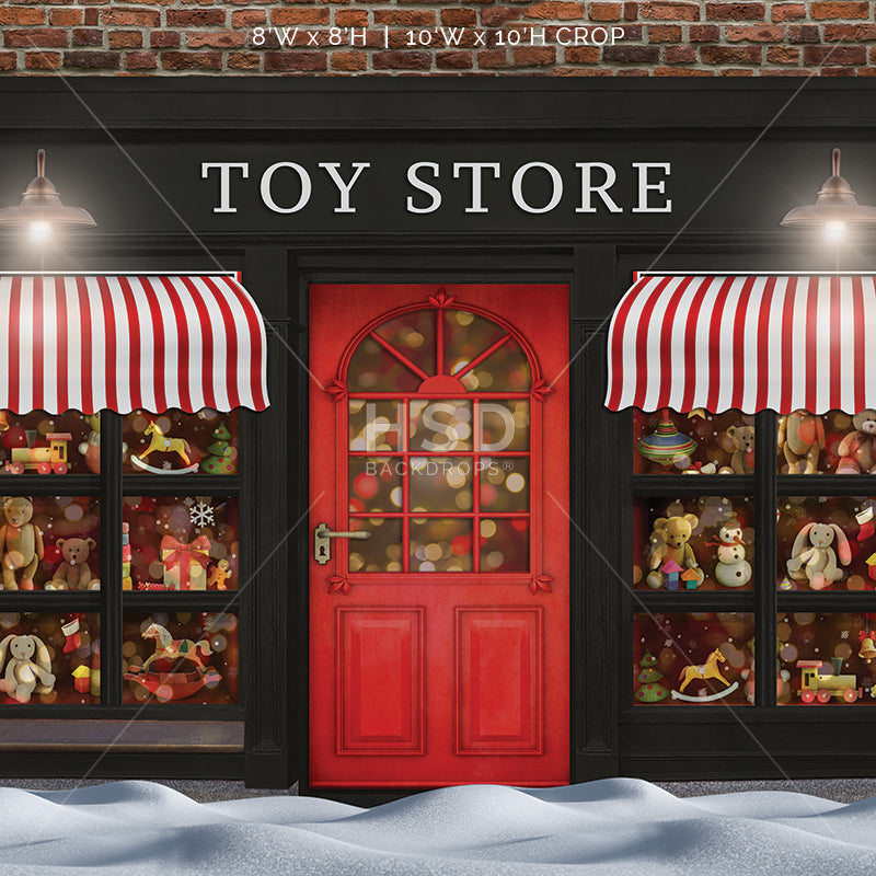 toy store front window