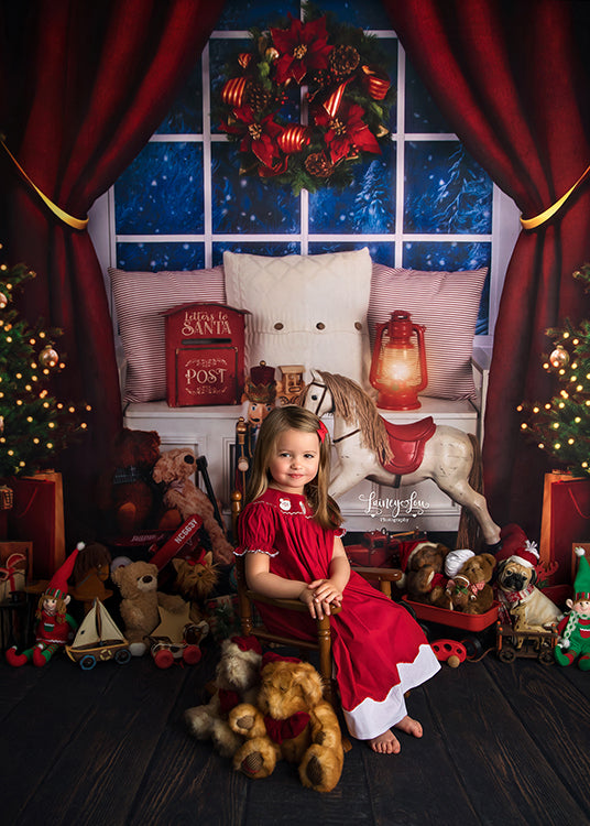 Magical Christmas Window - HSD Photography Backdrops 