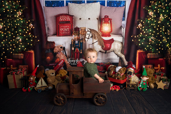 Magical Christmas Window - HSD Photography Backdrops 