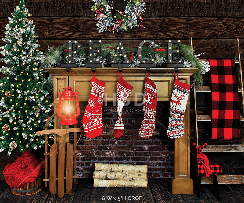 Cozy Cabin (small) - HSD Photography Backdrops 