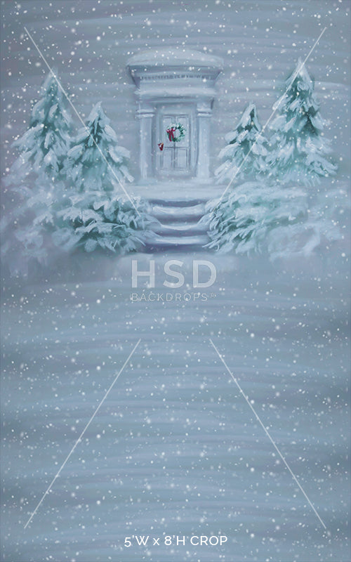 Winter Wonderland Door - HSD Photography Backdrops 