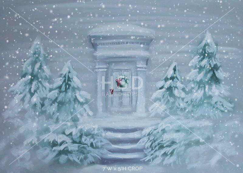 Winter Wonderland Door - HSD Photography Backdrops 