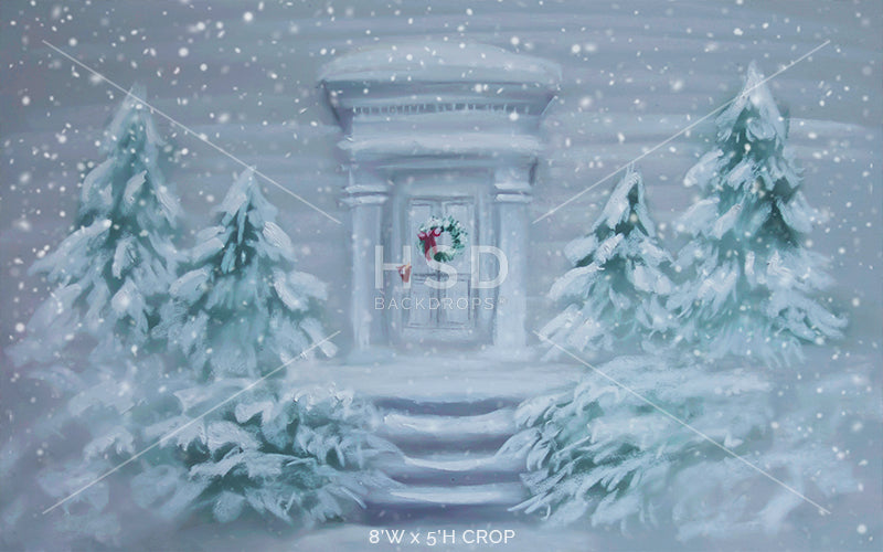 Winter Wonderland Door - HSD Photography Backdrops 