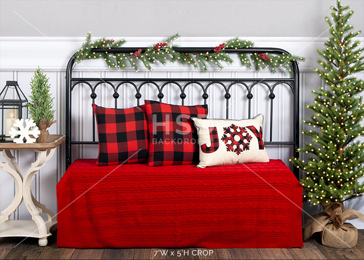 Hot Cocoa Season Headboard (small) - HSD Photography Backdrops 