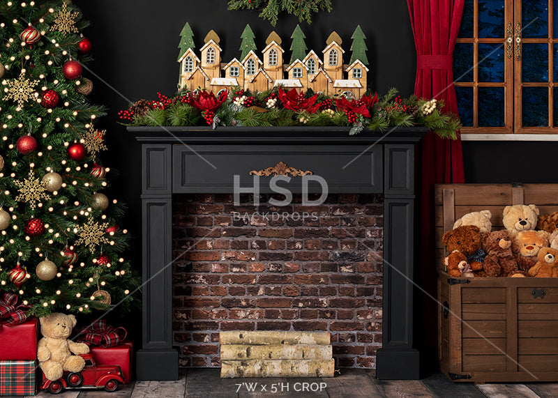 Waiting for Santa - HSD Photography Backdrops 