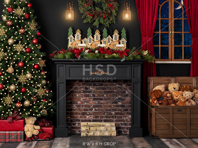 Waiting for Santa - HSD Photography Backdrops 